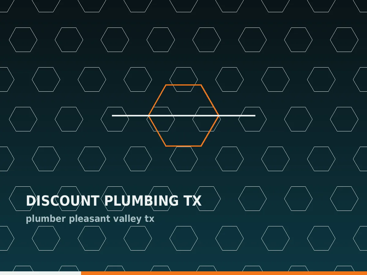 Plumber locating a buried water service leak in a yard in Pleasant Valley, Texas